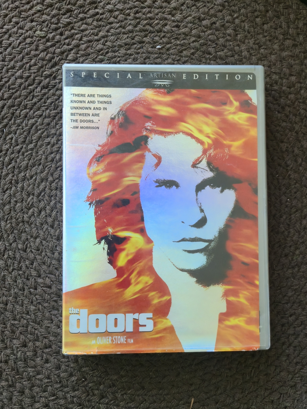 The Doors Special Edition DVD — Flaming Portrait Cover